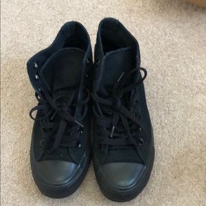 High Top Black Converse